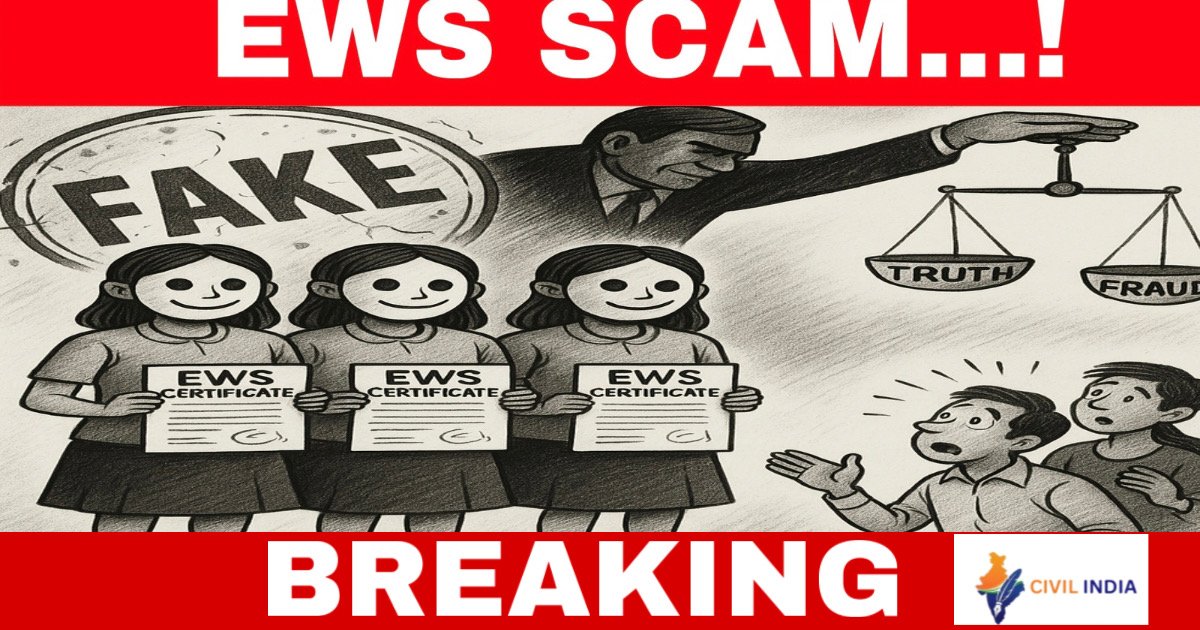 CG EWS Certificate Scam News :– फर्जी EWS सर्टिफिकेट से मेडिकल कालेज में एडमिशन, तहसील कार्यालय के संदेही क्लर्क को नोटिस, कार्यालय से जरुरी डाक्यूमेंट्स गायब